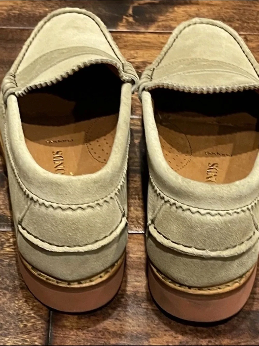 Allen Edmonds Men’s Suede Penny Loafers Slip-On Dress Shoes Sedona, Size 9